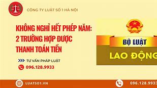 Thanh Toán Tiền Nghỉ Phép Năm 2023