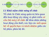 Trắc Nghiệm Quản Trị Học Chương 6 Chức Năng Tổ Chức